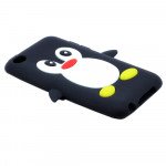 Wholesale iPod Touch 4 3D Penguin Case (Black)